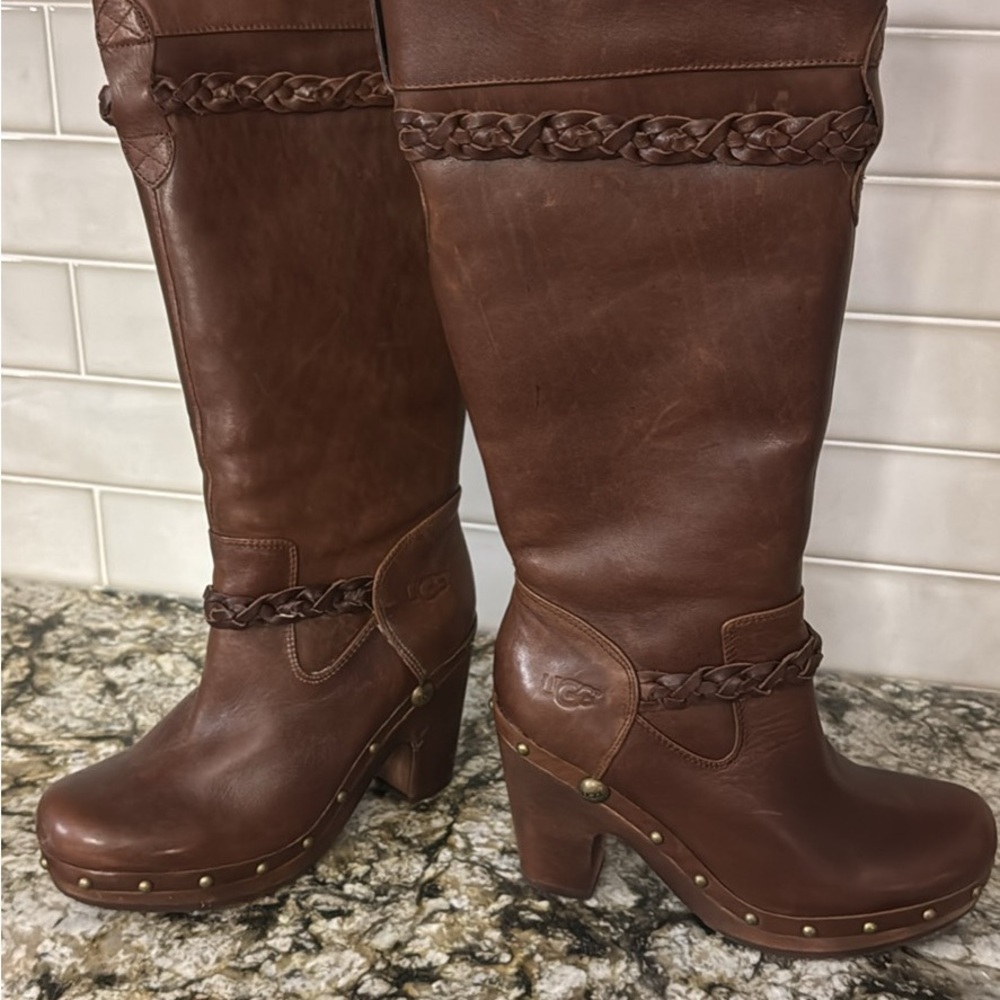 UGG Women's Chestnut Heeled Boots Knee High